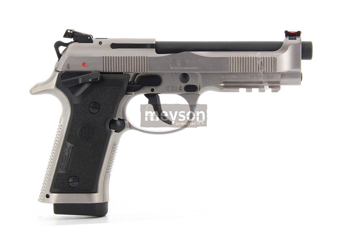 Pistolet semi-automatique Beretta 92X Inox calibre 9x19 Pistolet semi-automatique Beretta 92X Inox calibre 9x19