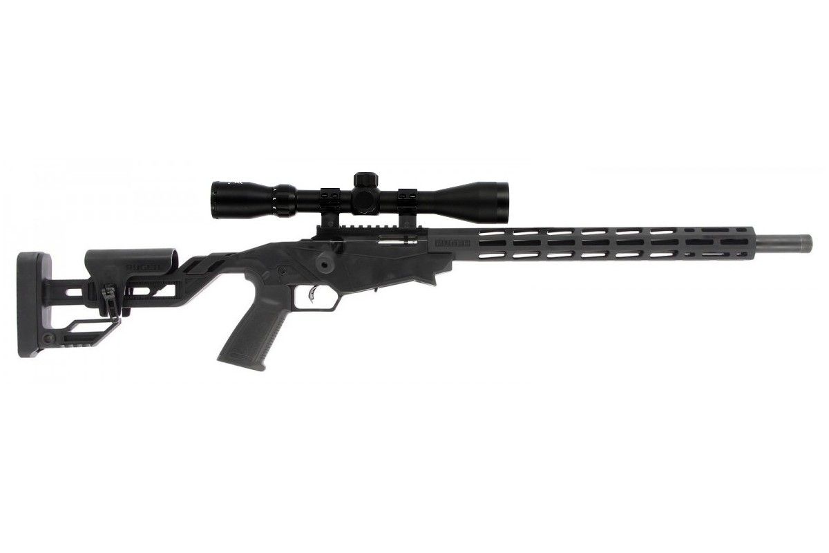 Carabine a verrou Ruger précision rimfire crosse chassis 10 coups + Lunette 3-9x40 Carabine a verrou Ruger précision rimfire crosse chassis 10 coups + Lunette 3-9x40