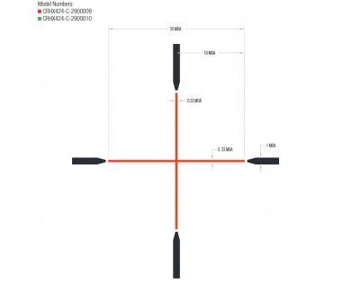 Lunette Trijicon CREDO HX 1-4x24 SFP 