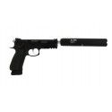 Pistolet CZ 75 SP 01 SHADOW cal 9x19 Fileté avec silencieux A-tec PMM-6 