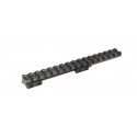 Rail Picatinny CZ noir 25 MOA acier pour CZ 527 