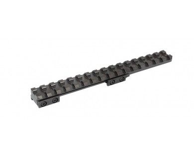 Rail Picatinny CZ noir 25 MOA acier pour CZ 527 