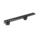 Rail Picatinny CZ noir acier pour CZ 557 