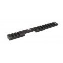 Rail Picatinny CZ noir 25 MOA alu pour CZ 455 