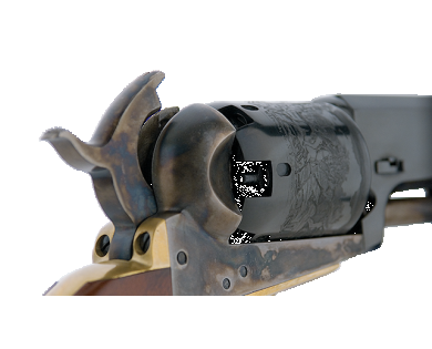 Revolver Uberti WALKER .44 .9"" CYLIND/CONIQUE POUDRE NOIRE 