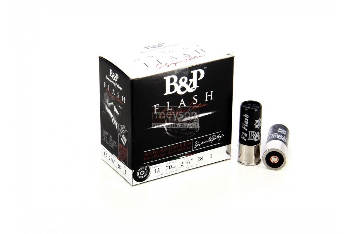 Cartouche De Ball Trap La Plus Rapide Boite de 25 cartouches Trap B&P F2 Flash 28g - 7.5