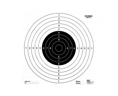 50 Cibles Carton C200 Concours 90 x 90 cm 
