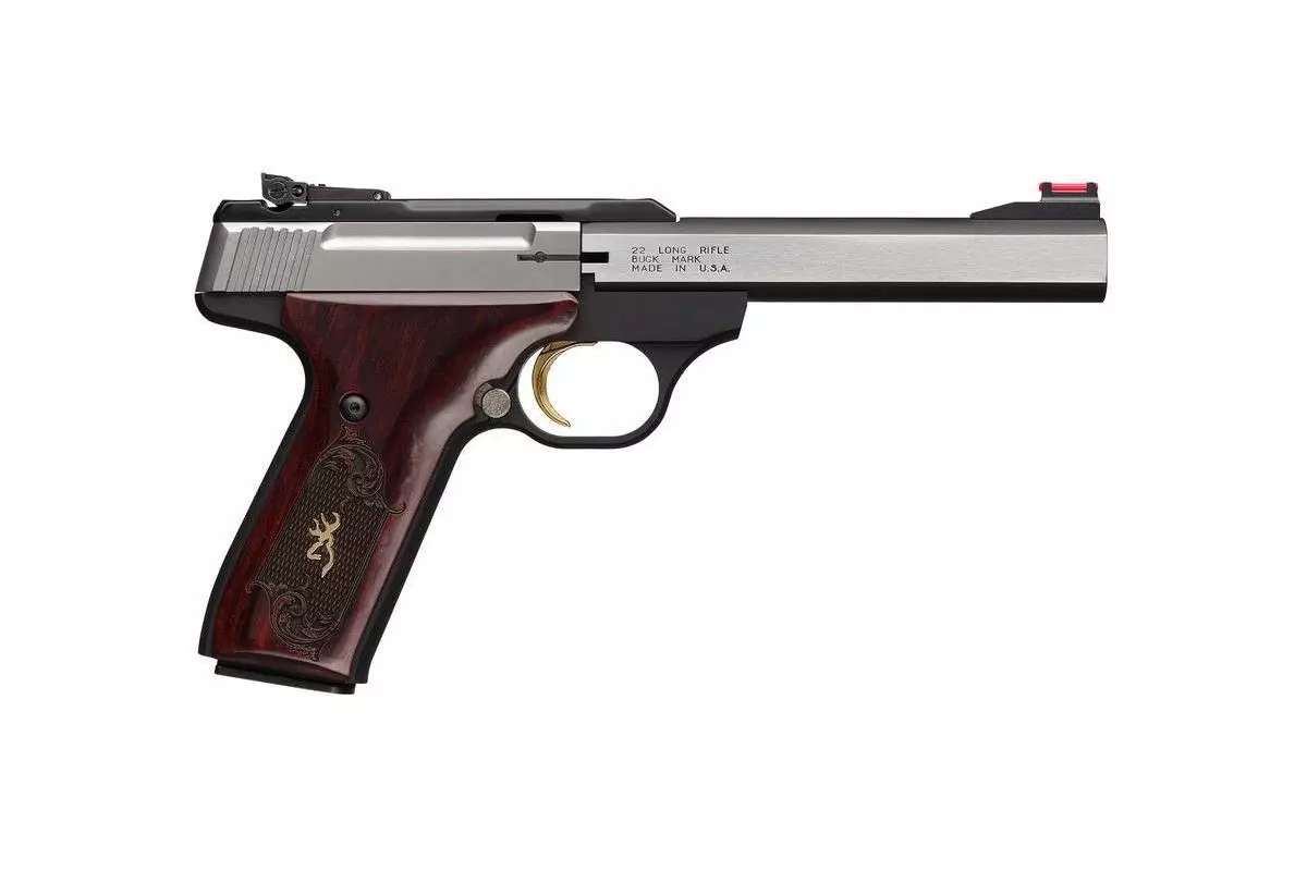 Pistolet Browning Buckmark Medaillon Stainless calibre 22LR 
