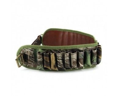 Cartouchière de chasse camo tissu 20 tubes calibre 12 