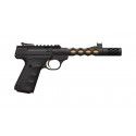 Pistolet Browning Buckmark Vision Black Gold UFX fileté 1/2x28 calibre 22LR 