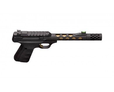 Pistolet Browning Buckmark Vision Black Gold UFX fileté 1/2x28 calibre 22LR 