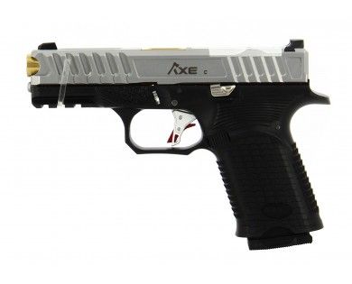 PISTOLET BUL AXE COMPACT TOMAHAWK SILVER OPTIC READY CALIBRE 9x19 