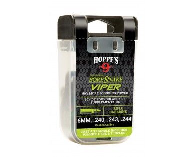 CORDON NETTOYAGE BORESNAKE HOPPE'S VIPER DEN POUR CARABINE C/308, 30-30,30-06,300,303,7.62 