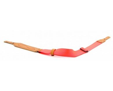 Bretelle fluo et cuir Januel 