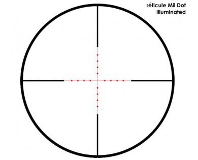 Lunette Hawke Vantage IR 2-7x32 réticule Mil Dot Illuminated 