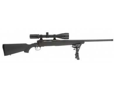 Carabine Savage Axis canon lourd filetée + Lunette 4-16x50 et Bipied 
