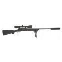 Carabine Savage Axis canon lourd filetée + Lunette 4-16x50 + Bipied et Silencieux 