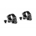 Colliers Hawke Professional 25,4 mm amovibles acier pour rail Weaver 
