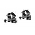 Colliers Hawke Professional 25,4 mm amovibles acier pour rail Weaver 