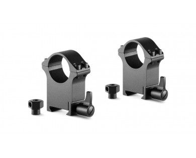 Colliers Hawke Professional 25,4 mm amovibles acier pour rail Weaver 