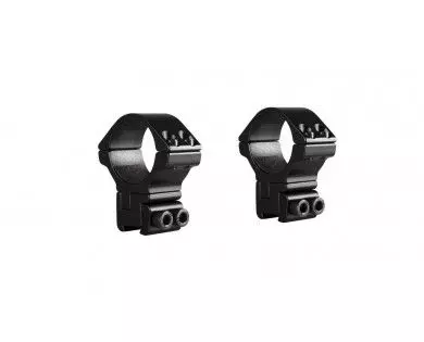 Colliers Hawke Adjustable ±30 MOA alu 30 mm pour rail 9-11 mm 