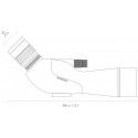 Longue-vue Hawke Endurance ED 15-45x60 coudée 