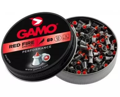 Boîte de 125 plombs Gamo Red Fire Energy calibre 4.5 mm diabolos 