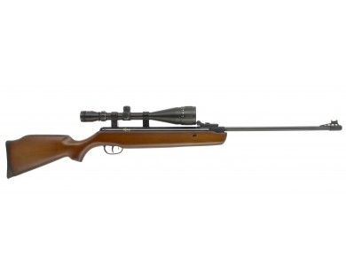 Carabine Crosman Copperhead bois calibre 4.5 mm 19.9 Joules + Lunette 6-24x50 