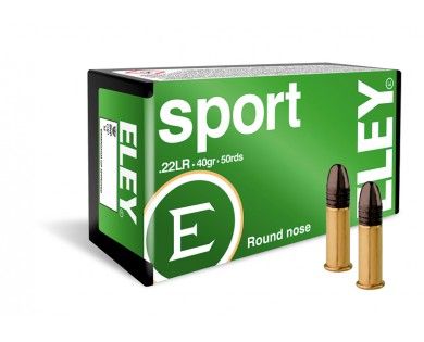 Munitions 22LR ELEY SPORT 40 grains 