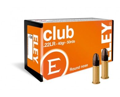 Munitions ELEY 22LR CLUB 40 grains 
