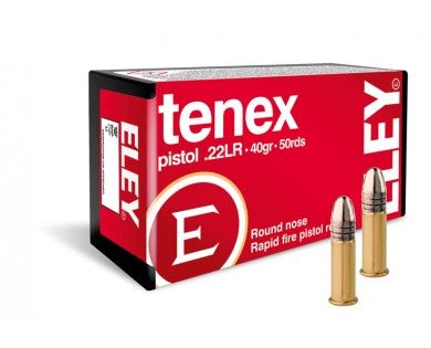 Munitions 22LR ELEY TENEX PISTOL 40 grains 