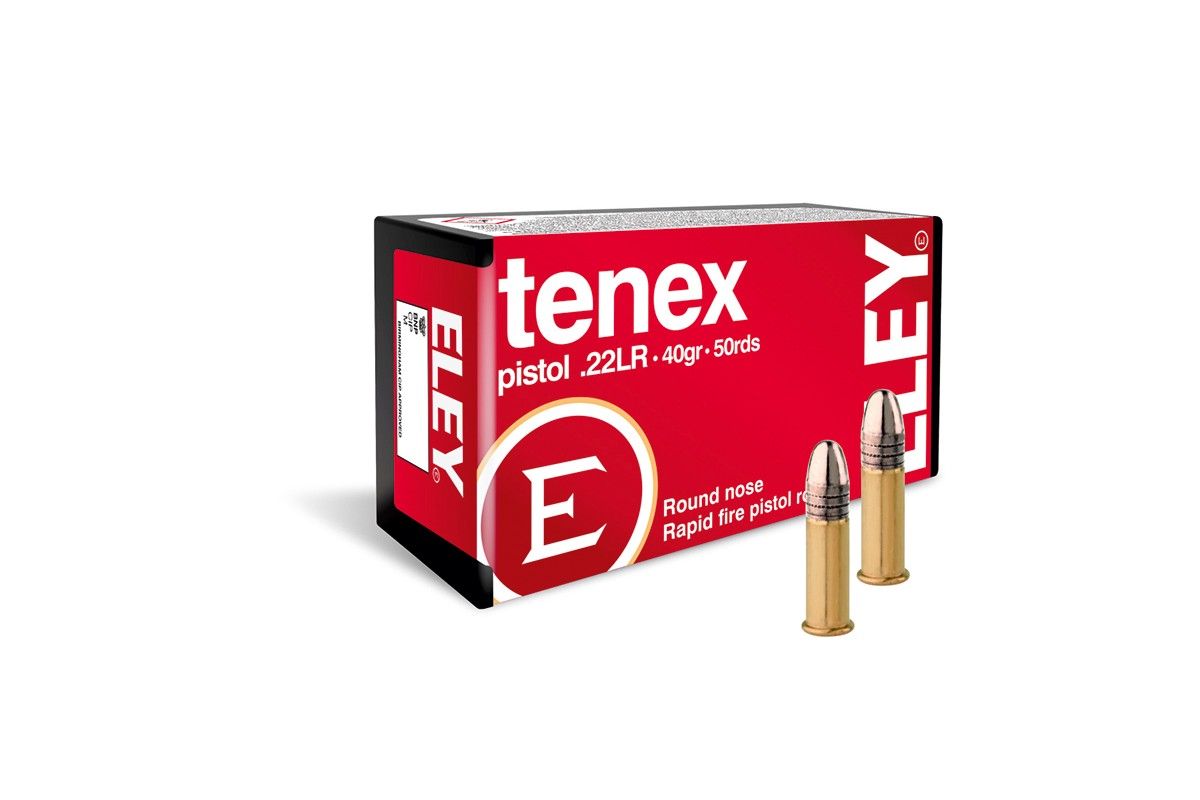 Munitions 22LR ELEY TENEX PISTOL 40 grains 