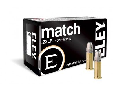 Munitions 22LR ELEY MATCH 40 grains 