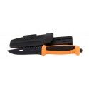 Couteau de survie Meyson Black / Orange Fluo 