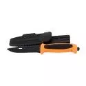 Couteau de survie Meyson Black / Orange Fluo 