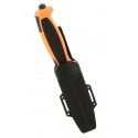 Couteau de survie Meyson Black / Orange Fluo 