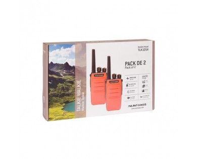 Paire de 2 Talkie walkie NUM'AXES TLK1054 