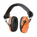 Casque antibruit électronique NUM'AXES Orange CAS1034B 