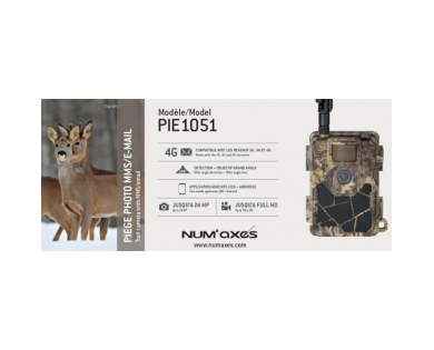 Piège photographique PIE1051 - 4G NUM'AXES 