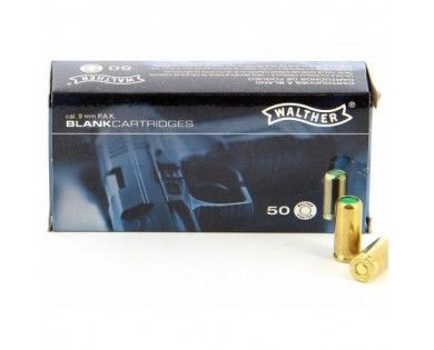 Boîte De 50 Cartouches Cal.9mm Blanc Walther 