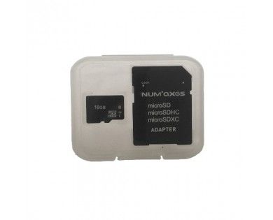 Carte mémoire Micro SDHC 16 Go Classe 10 avec adaptateur 