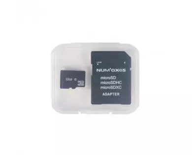 Carte mémoire Micro SDHC 32 Go Classe 10 avec adaptateur 