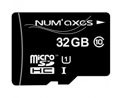 Carte mémoire Micro SDHC 32 Go Classe 10 avec adaptateur 