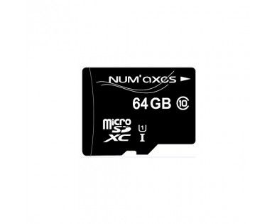 Carte mémoire Micro SDXC 64 Go Classe 10 avec adaptateur 