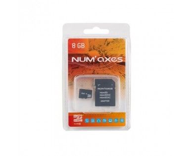 Carte mémoire Micro SDHC 8 Go Classe 10 avec adaptateur 