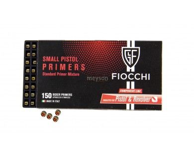 150 Amorces Fiocchi Small Pistol Primers 