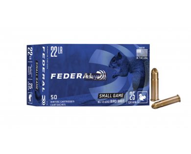 Munitions FEDERAL 22 LR Grenaille plomb n°12 