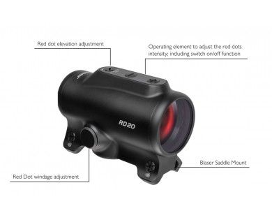 VISEUR POINT ROUGE BLASER RD20 