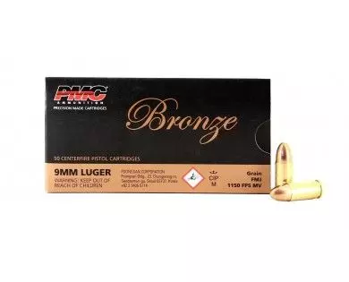 PMC 9x19mm Luger 124gr FMJ 