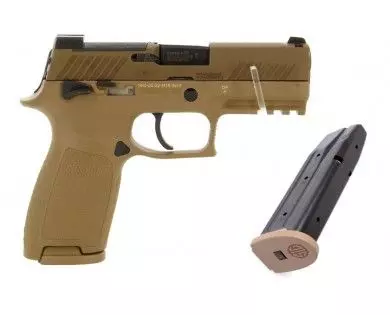 Pistolet Sig Sauer P320 M18 Cal.9x19 TAN (2 chargeurs fournis) 